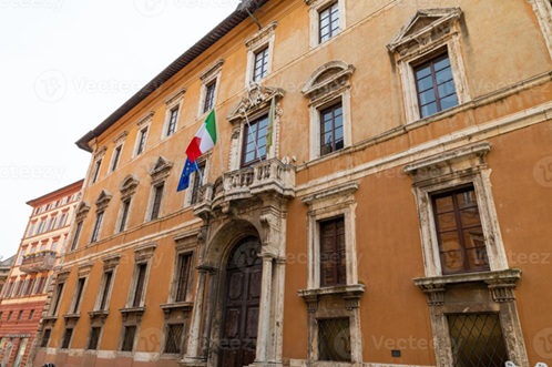 Facciata esterna di Palazzo Donini