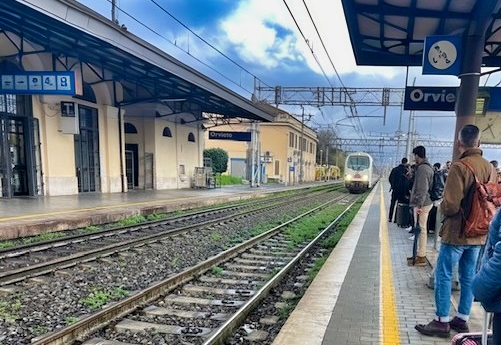 La stazione ferroviaria di Orvieto